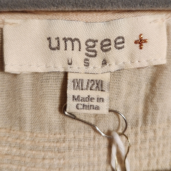 Umgee Beige Open-Front Kimono - Picture 2 of 7